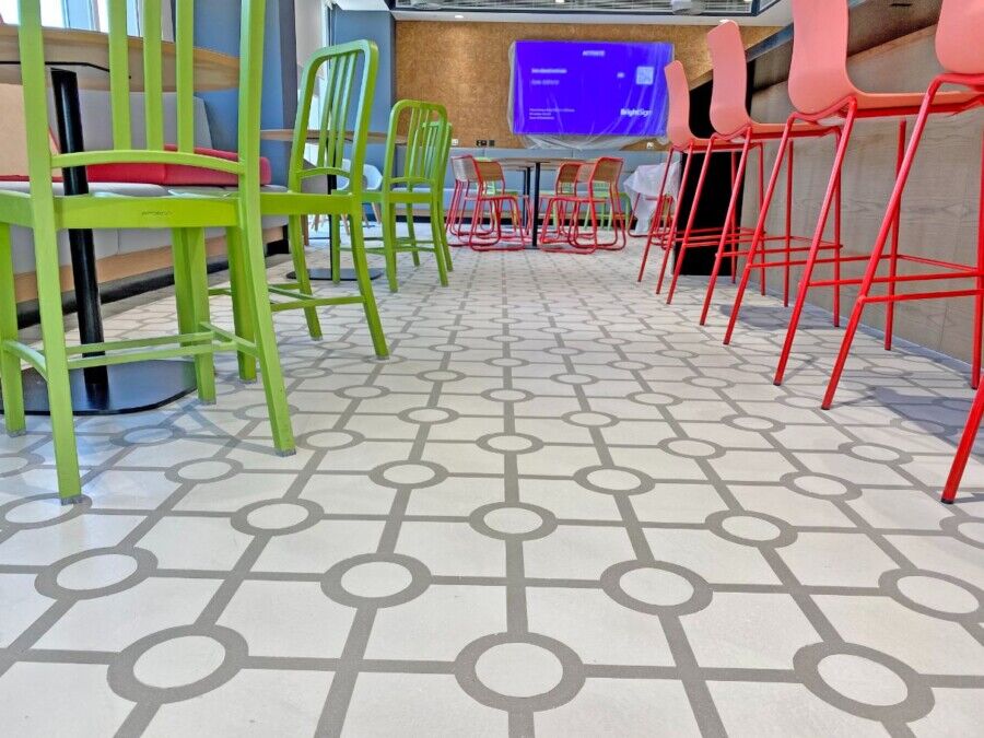 Stencil Patterns Floor Ideas -04